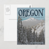 Carte Postale Soeur Sud de Bachelor Butte (Devant / Derrière)