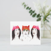 Carte Postale soeurs (Debout devant)