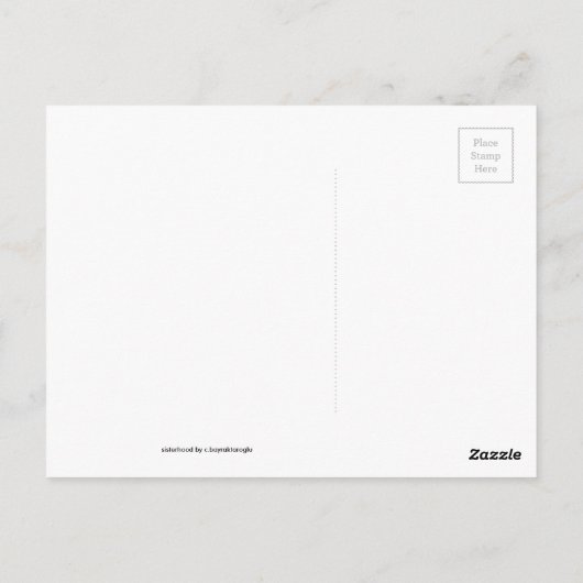 Carte Postale soeurs (Dos)