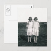 Carte Postale Soeurs (Devant / Derrière)