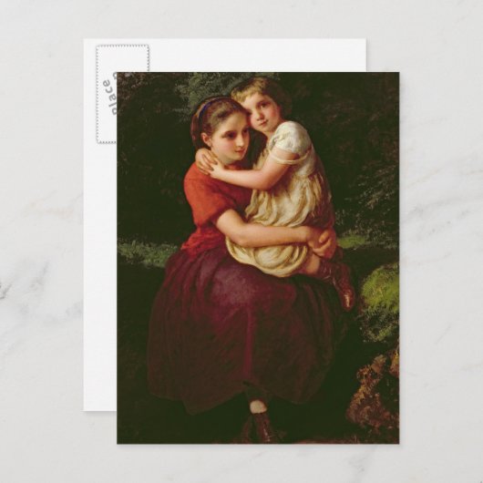 Carte Postale Soeurs, 1868 (Devant / Derrière)