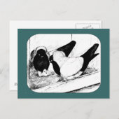 Carte Postale Soeurs 1980 (Devant / Derrière)