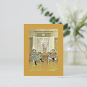 Carte Postale Soeurs Assis dans les chaises (Debout devant)