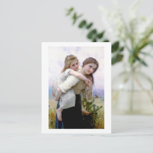 Carte Postale Soeurs, Bouguereau (Debout devant)