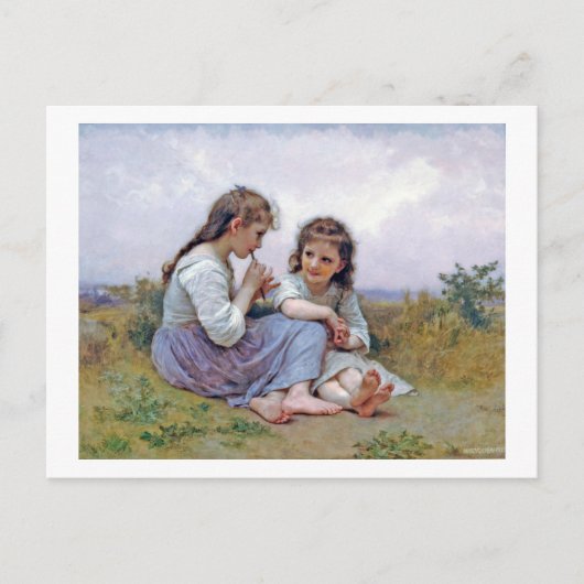 Carte Postale Soeurs, Bouguereau (Devant)