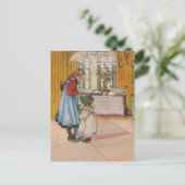 Carte Postale Soeurs - Koket av Carl Larsson (Debout devant)