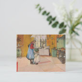 Carte Postale Soeurs - Koket av Carl Larsson (Debout devant)