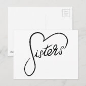 Carte Postale soeurs noires (Devant / Derrière)