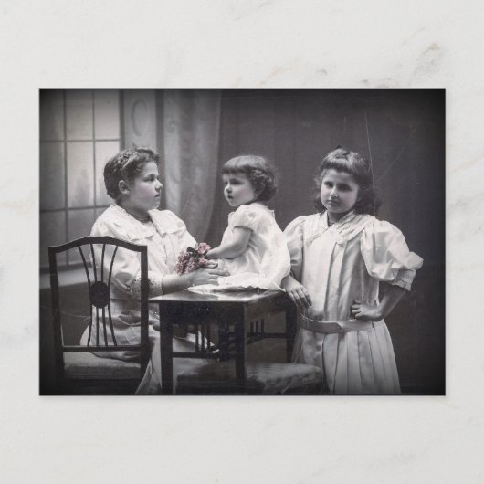 Carte Postale Soeurs vintages (Devant)