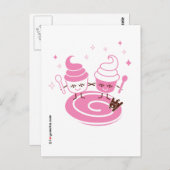 Carte postale Soeurs Yaourt congelées (Devant / Derrière)