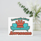 Carte Postale Sofa King Awesome (Debout devant)