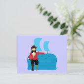 Carte Postale Sofa Pirate (Debout devant)