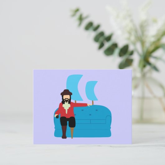 Carte Postale Sofa Pirate (Debout devant)