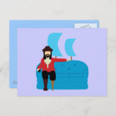 Carte Postale Sofa Pirate (Devant / Derrière)