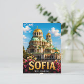 Carte Postale Sofia Bulgarie Capitale Balkan Découverte 📍 (Debout devant)