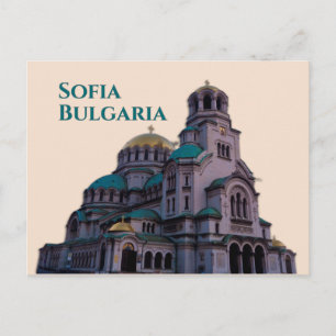 Carte Postale Sofia Bulgarie : Cathédrale Alexandre Nevski