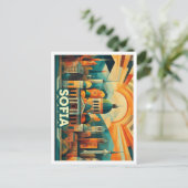 Carte Postale Sofia Bulgarie Voyage artistique coloré (Debout devant)