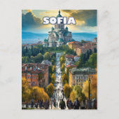 Carte Postale Sofia, capitale aux charmes multiples (Devant)