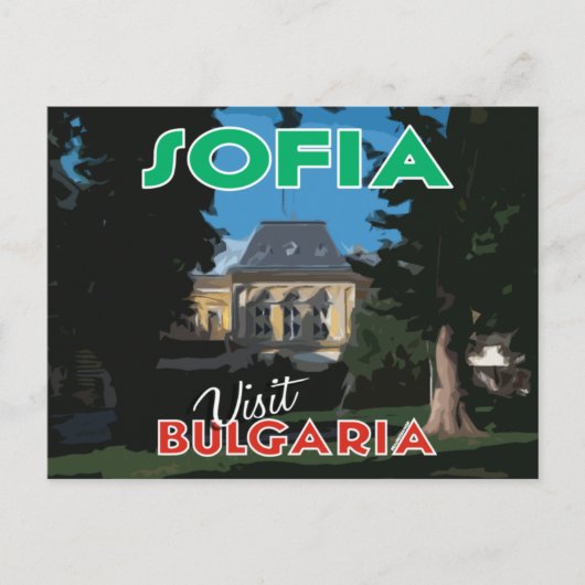 Carte Postale Sofia, visite en Bulgarie (Devant)