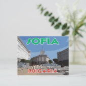 Carte Postale Sofia, visite en Bulgarie (Debout devant)