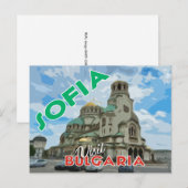 Carte Postale Sofia, visite la Bulgarie... (Devant / Derrière)