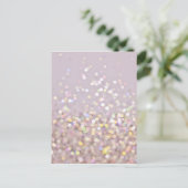 Carte Postale Soft Pastel Bokeh Sparkles (Debout devant)
