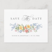 Carte Postale Soft Pastel Ornate Spring Garden Enregistrer la da (Devant)