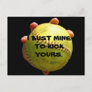 Carte postale Softball