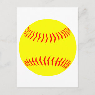 Carte Postale Softball de Customized