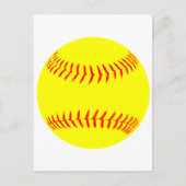 Carte Postale Softball de Customized (Devant)
