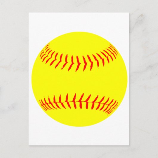 Carte Postale Softball de Customized (Devant)