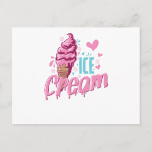 Carte Postale Softeis Eis "Ice Cream"