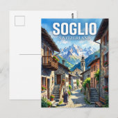 Carte Postale Soglio Suisse (Devant / Derrière)