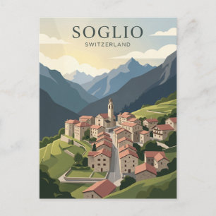 Carte Postale Soglio Suisse