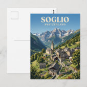 Carte Postale Soglio Suisse (Devant / Derrière)