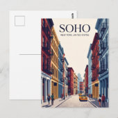 Carte Postale SoHo État de New York (Devant / Derrière)