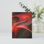 Carte Postale Soie rouge (Debout devant)