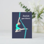 Carte Postale Soies aériennes - Bleu (Debout devant)