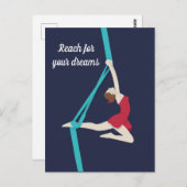 Carte Postale Soies aériennes - Crimson (Devant / Derrière)