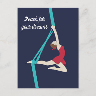 Carte Postale Soies aériennes - Crimson