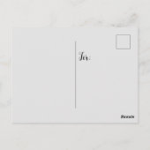 Carte Postale Soin Sentiment Préoccupation Ici pour Vous (Dos)