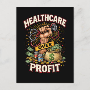 Carte Postale Soins avant le profit