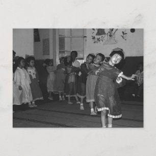 Carte Postale Soins de l'enfant de Shanghai de la Chine de vinta