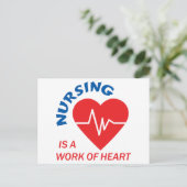 Carte Postale Soins infirmiers (Debout devant)