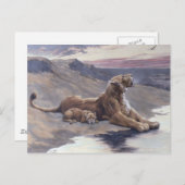 Carte Postale Soins maternels (Devant / Derrière)