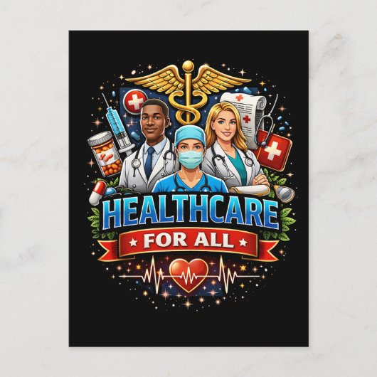 Carte Postale Soins pour tous (Devant)