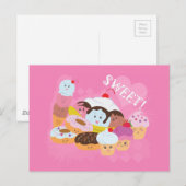 Carte Postale Soins sucrés (Devant / Derrière)