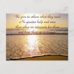 Carte Postale Soins Sunset_