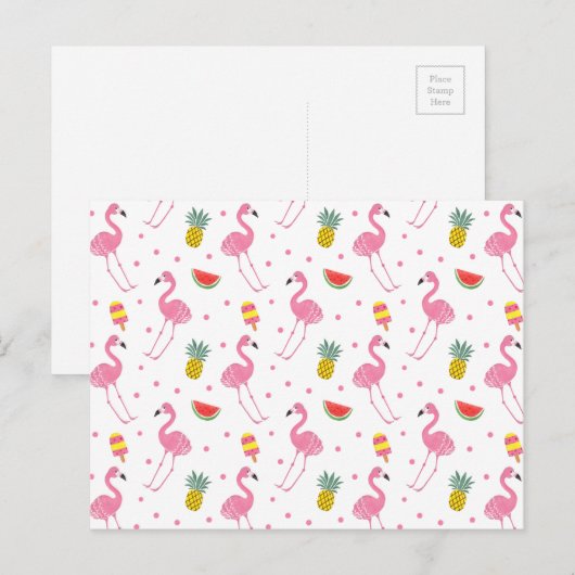 Carte Postale Soirée (Devant / Derrière)