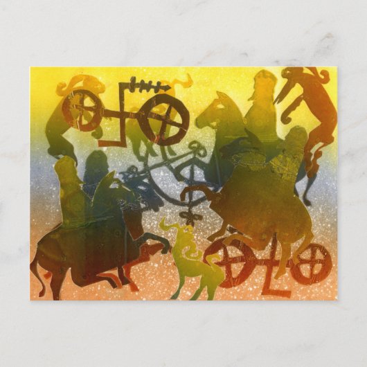 Carte Postale Soirée (Devant)